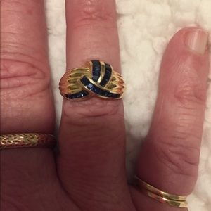 Sapphire 14K Gold Ring